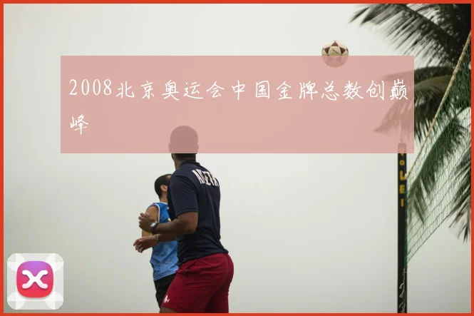 2008北京奥运会中国金牌总数创巅峰